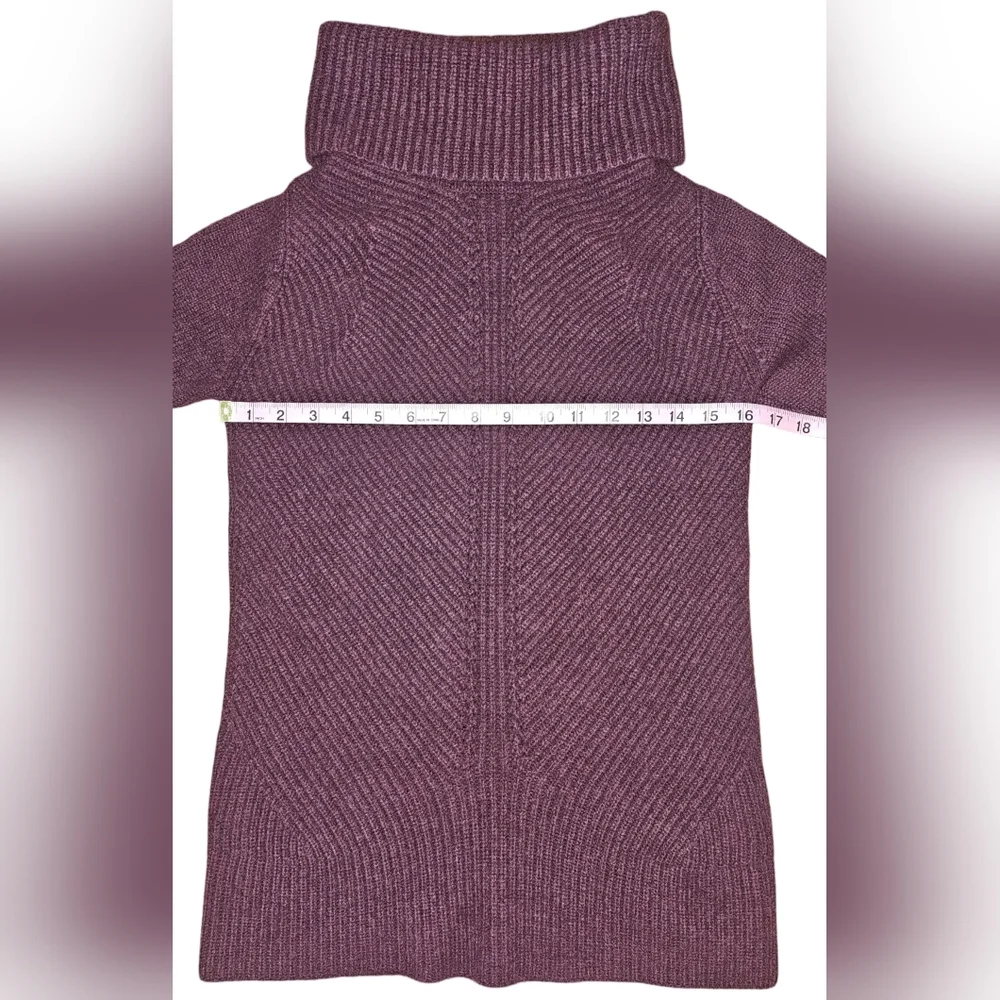 Talbots Womens Burgundy Wine Cashmere Cowlneck Sweater Size Small - Picture 13 of 15